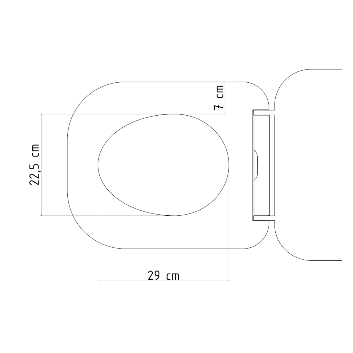 HA030S Glacera Havana WC deska s počasnim zapiranjem "Soft Close" & "Easy Lock"