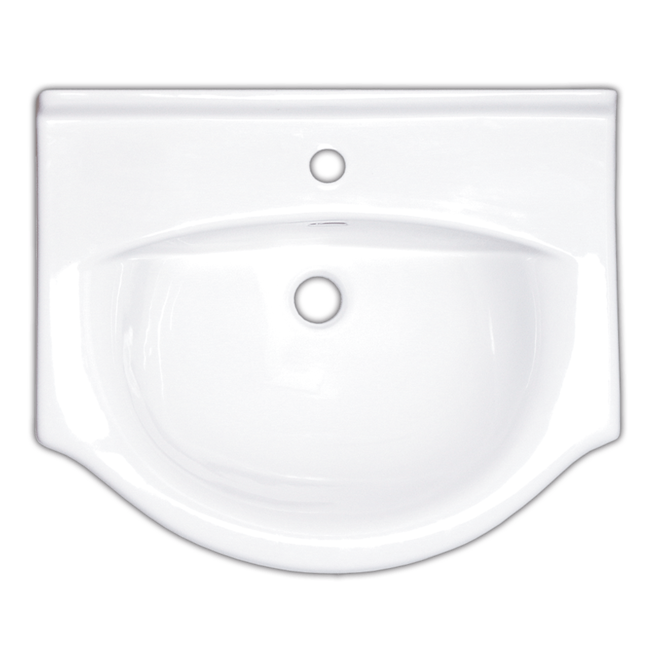 HA5660 Naturel Pro 61 x 50 cm vgradni keramični umivalnik z odprtino za armaturo