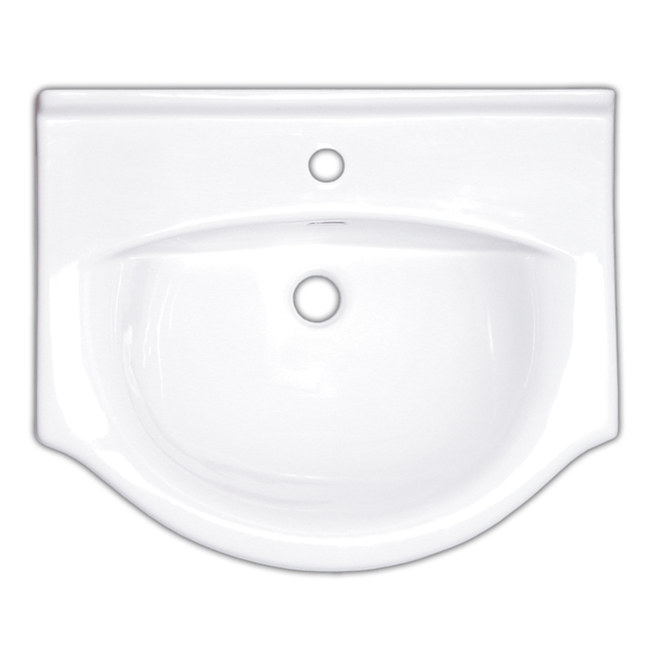 HA5665 Naturel Pro 66 x 51 cm vgradni keramični umivalnik z odprtino za armaturo