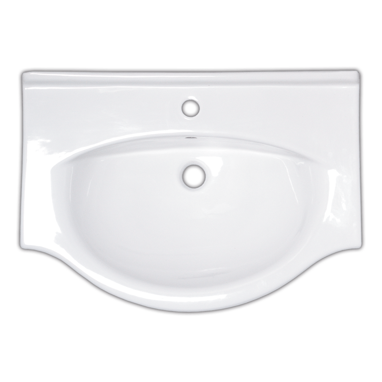 HA5680 Naturel Pro 81 x 50 cm vgradni keramični umivalnik z odprtino za armaturo