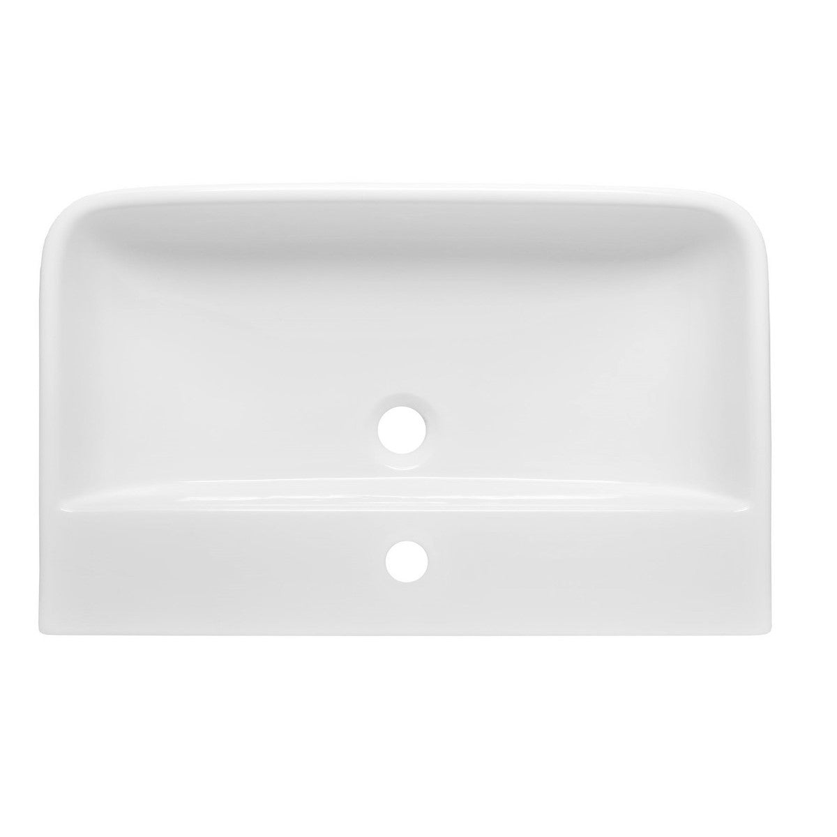 HA6540 Glacera Havana 65 x 40 cm pravokotni stenski keramični umivalnik z odprtino za armaturo