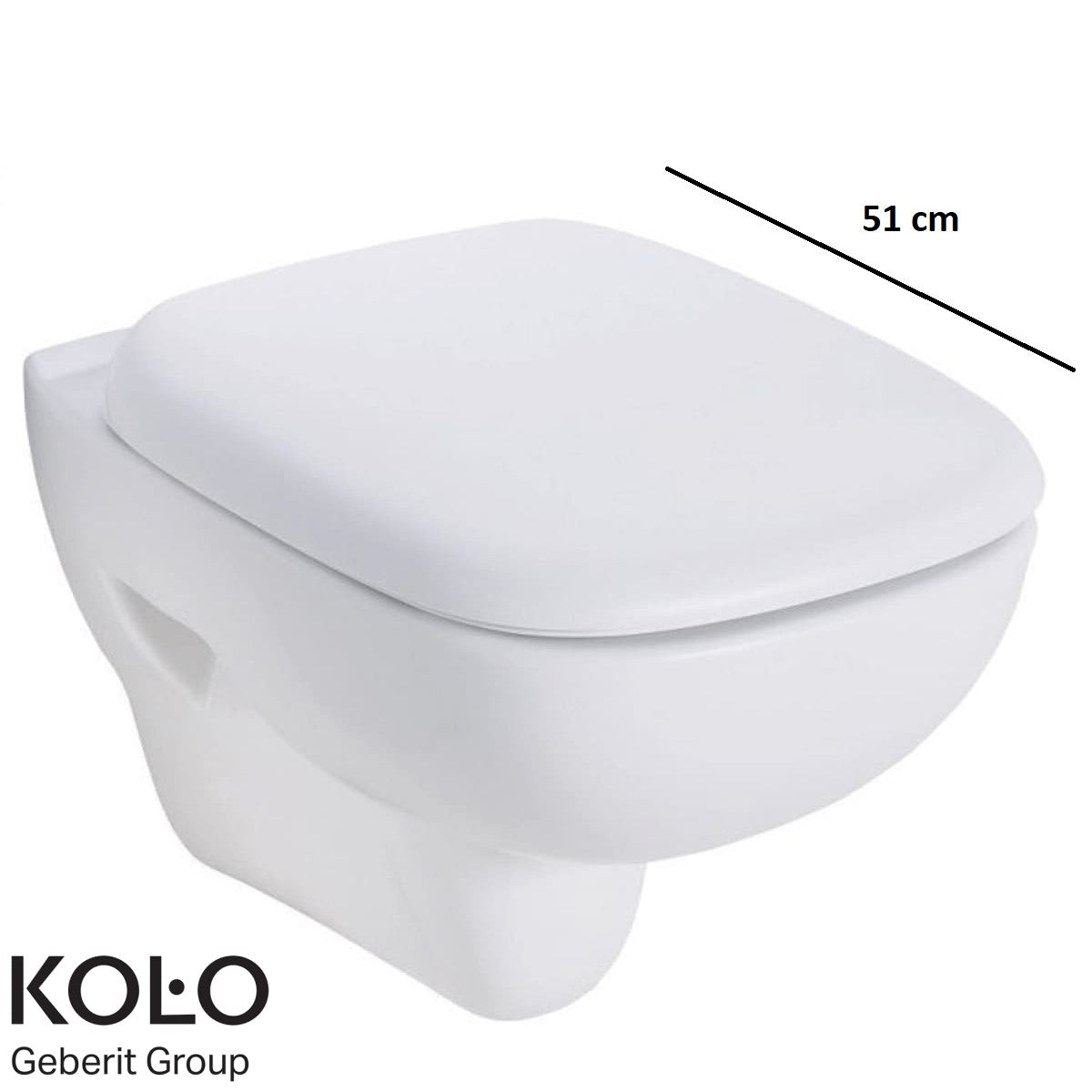 L23120000 Kolo Style viseča brezrobna WC školjka