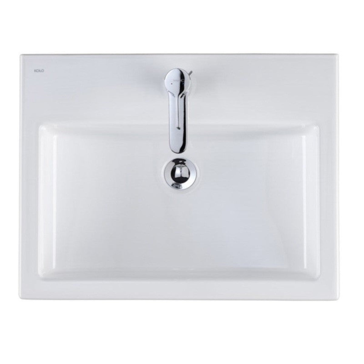L51150000 Kolo Twins 50 x 46 cm pravokotni keramični umivalnik z odprtino za armaturo