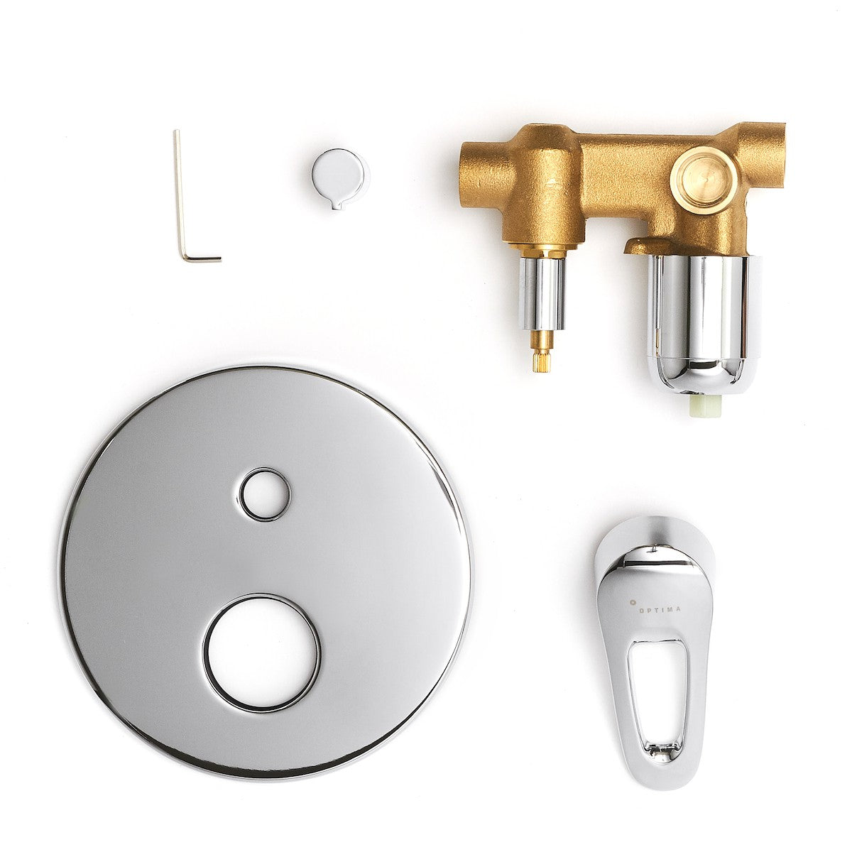 Armature-LA215 Optima Lavela (2 priključka) podometna armatura za kad ali tuš -KOPALNICA-ONLINE.SI