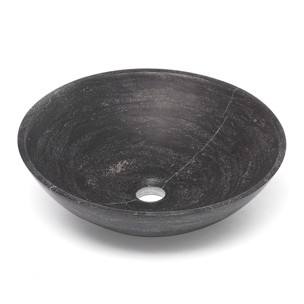 LA4040LB Triomini Lapis 40 x 40 cm okrogli kamniti nadpultni umivalnik