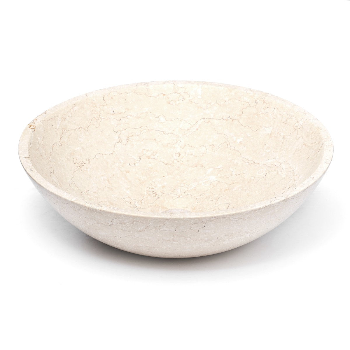 LA4040LB Triomini Lapis 40 x 40 cm okrogli kamniti nadpultni umivalnik