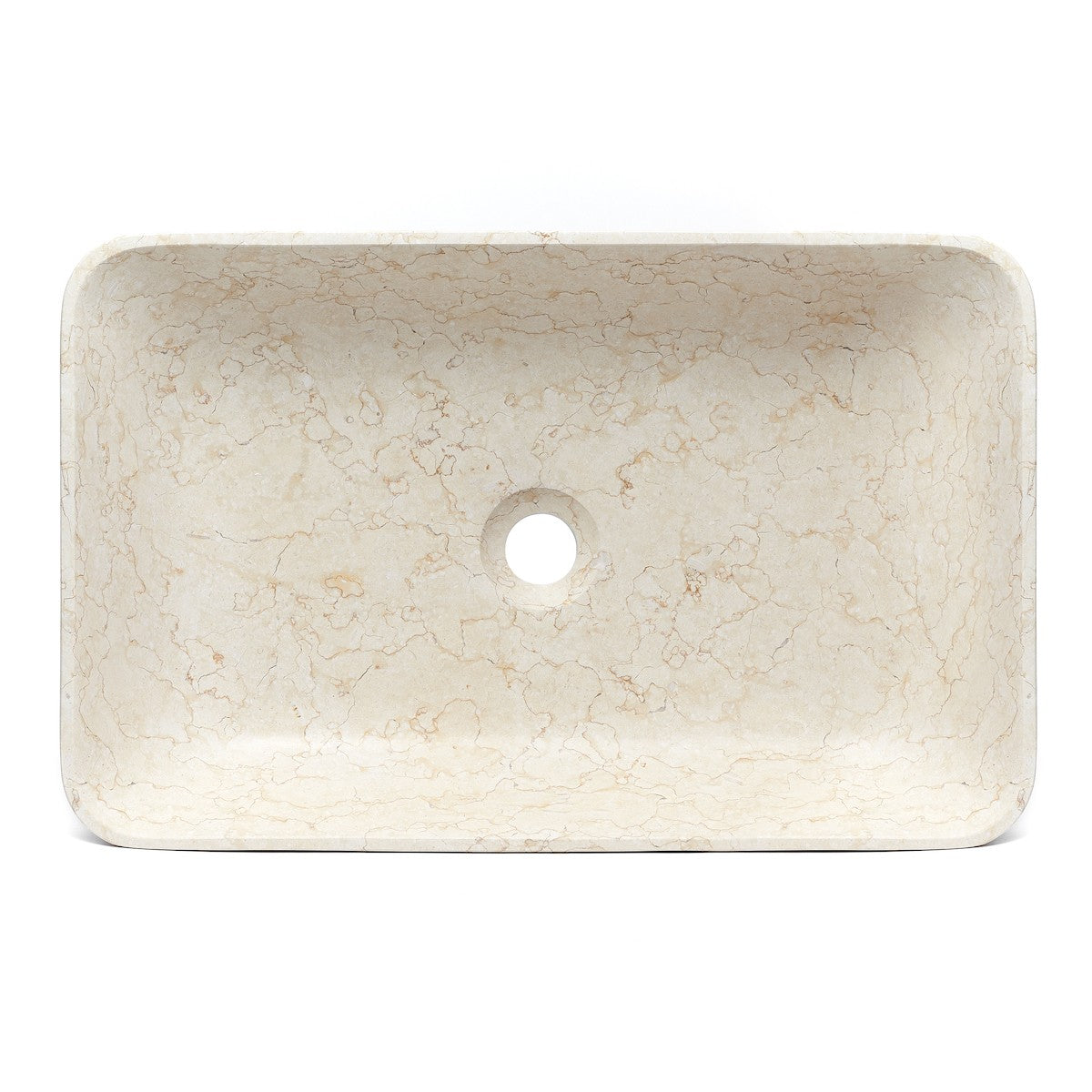 LA6038LB Triomini Lapis 60 x 38 cm pravokotni kamniti nadpultni umivalnik