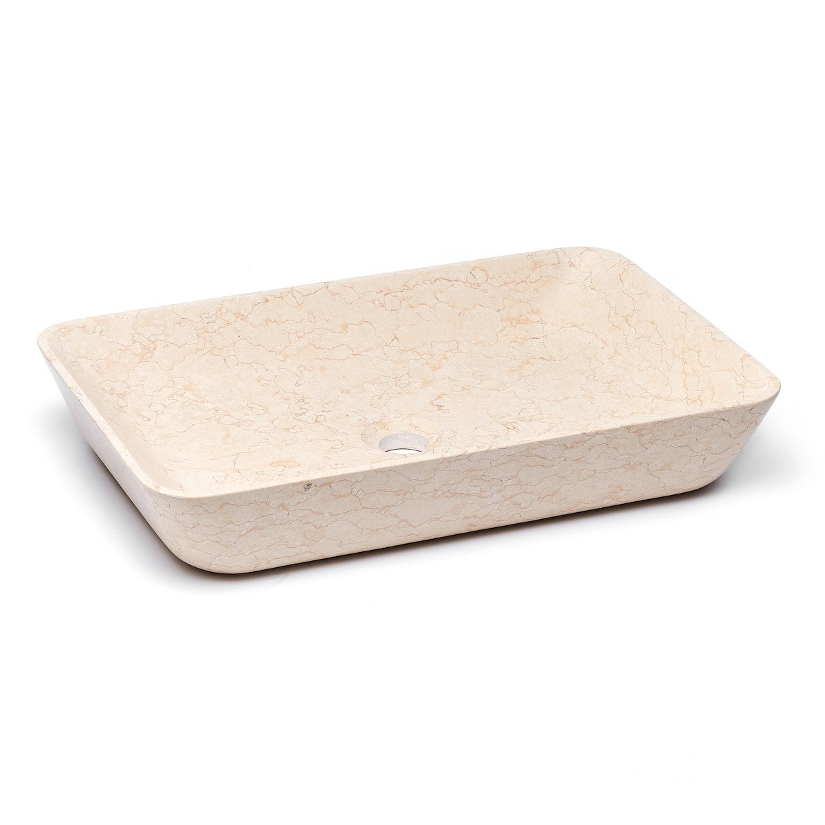 LA6038LB Triomini Lapis 60 x 38 cm pravokotni kamniti nadpultni umivalnik