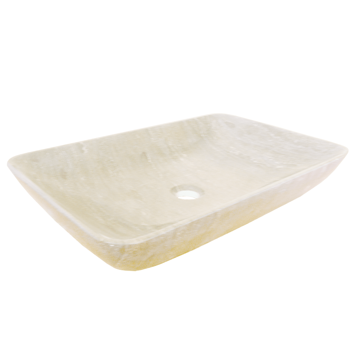 LA6038LB Triomini Lapis 60 x 38 cm pravokotni kamniti nadpultni umivalnik