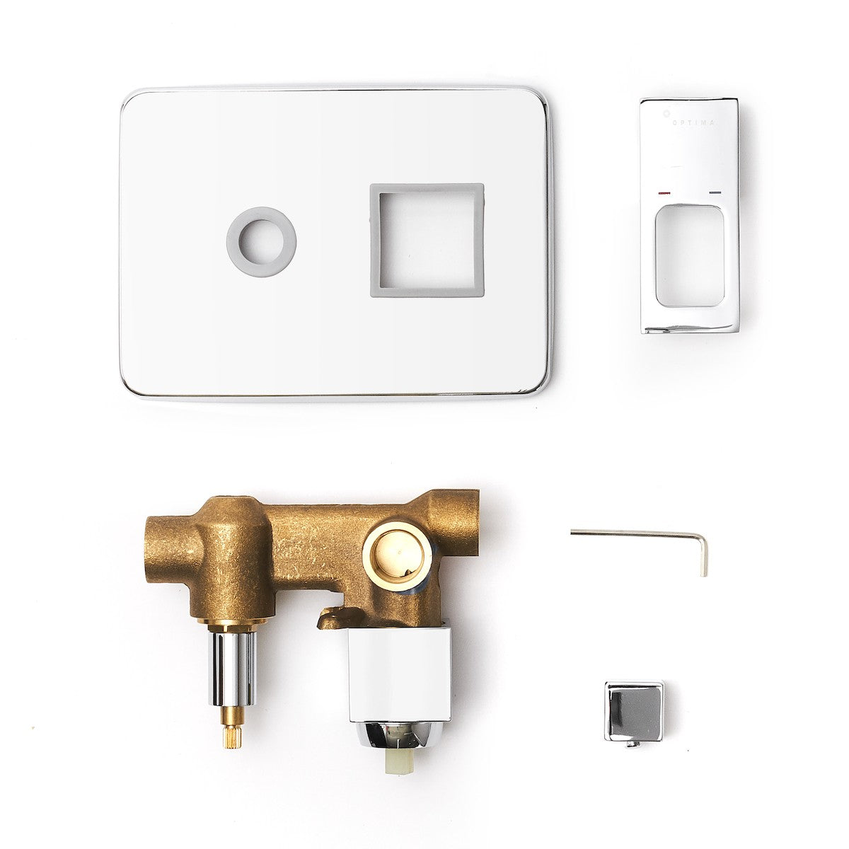 Armature-LE215 Optima Levanta (2 priključka) podometna armatura za kad ali tuš -KOPALNICA-ONLINE.SI