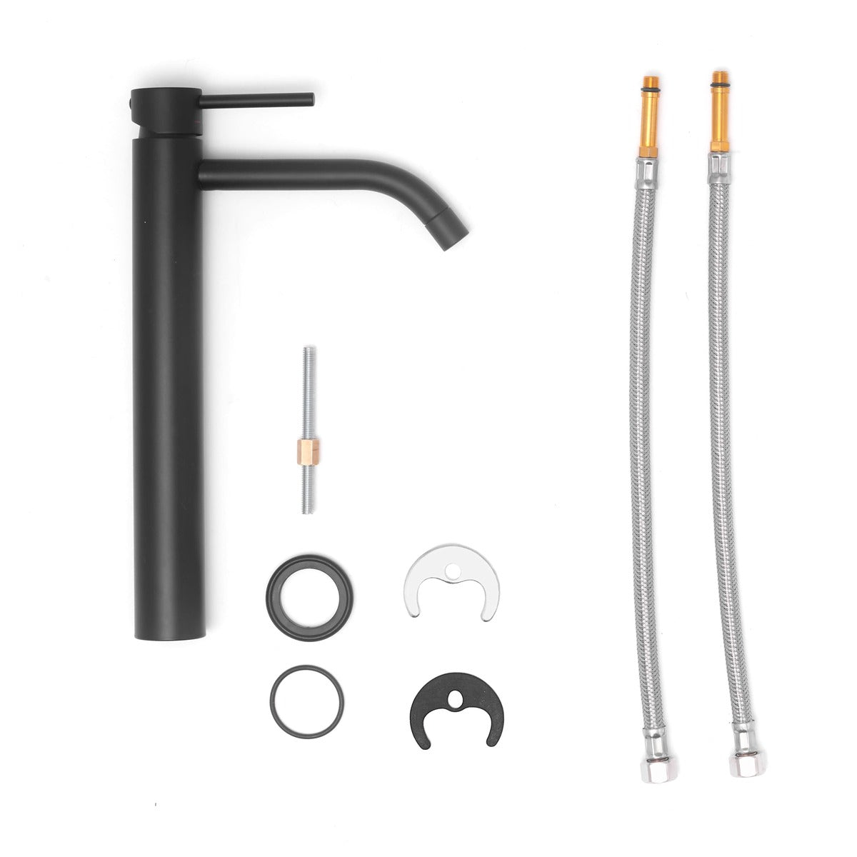 LIG081NO Paffoni Light visoka armatura za umivalnik črna