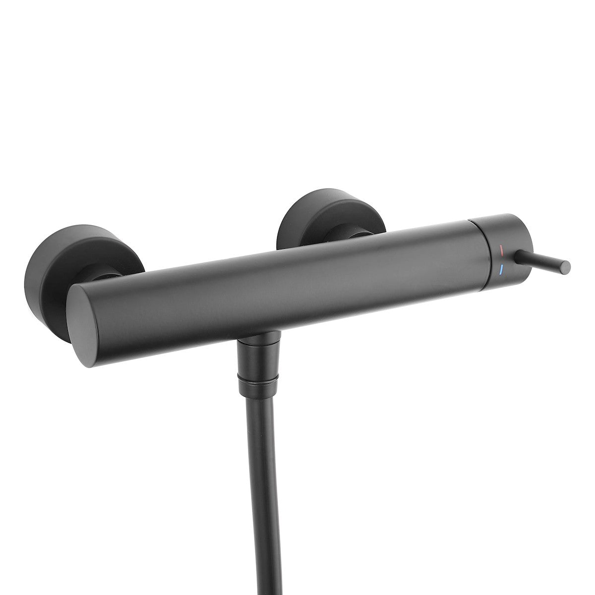 LIG168NO Paffoni Light stenska armatura za tuš črna