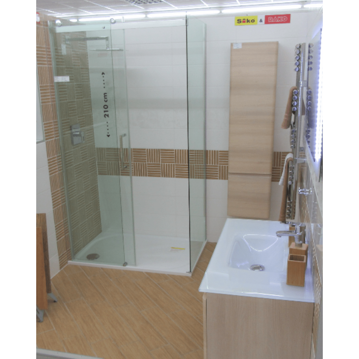 LIMNEW12080 SAT 120 x 80 cm pravokotna tuš kad iz litega marmorja