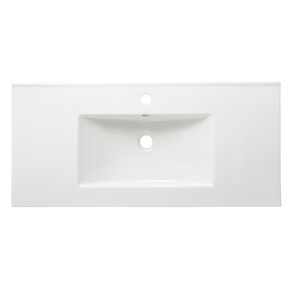 M10046 Naturel Modena 101 x 46 cm vgradni keramični umivalnik z odprtino za armaturo