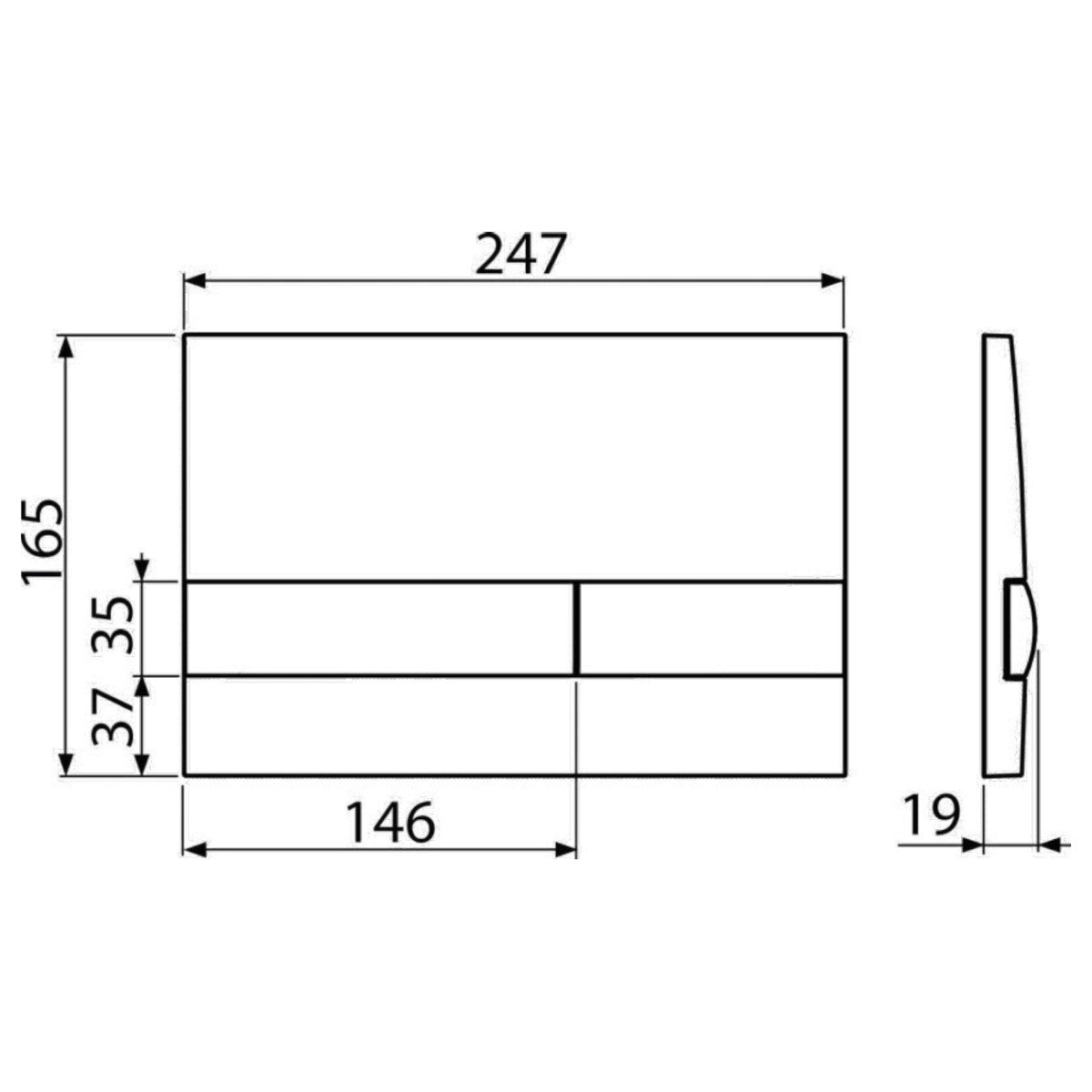 M1710 Alcaplast aktivirna tipka