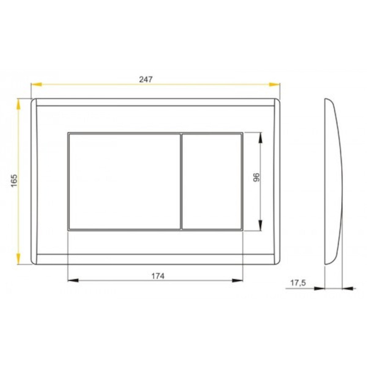 M271 Alcaplast aktivirna tipka