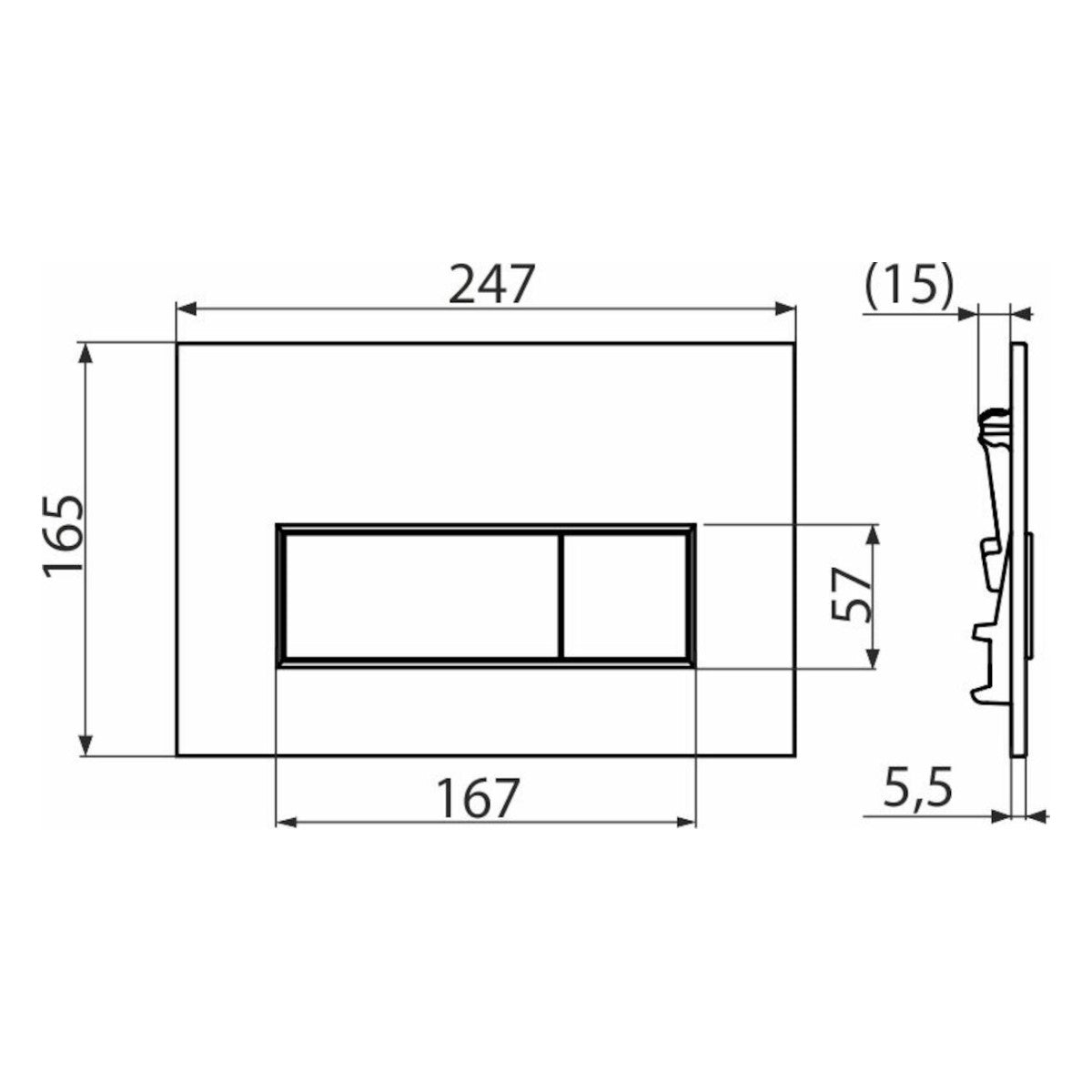 M578 Alcaplast aktivirna tipka