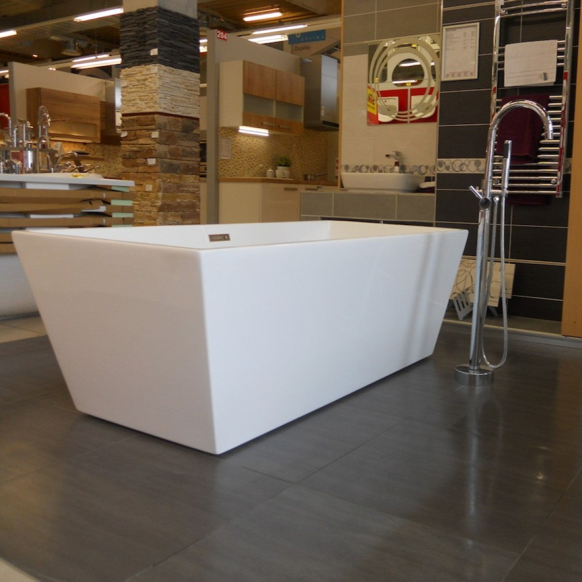 MARY1700 SIKO Mary prostostoječa kopalna kad iz akrila