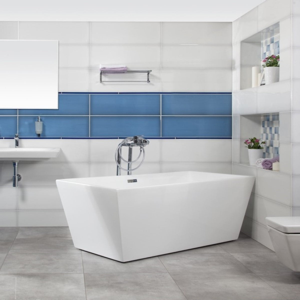 MARY1700 SIKO Mary prostostoječa kopalna kad iz akrila