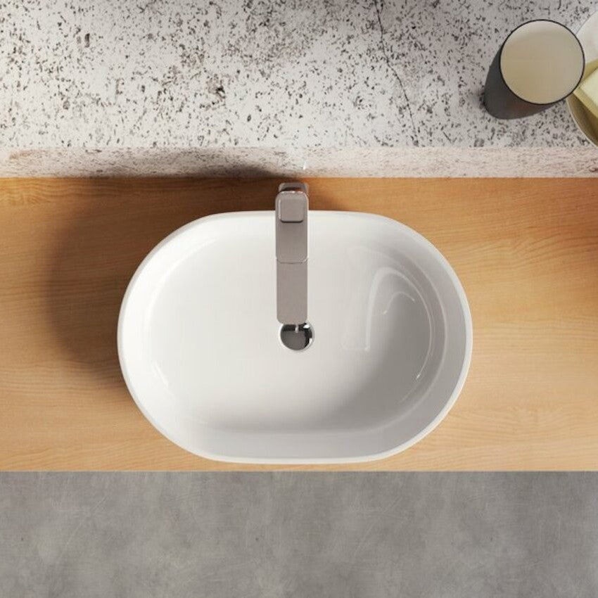 XJN01300002 Ravak Moon 56 x 40 cm ovalni nadpultni umivalnik