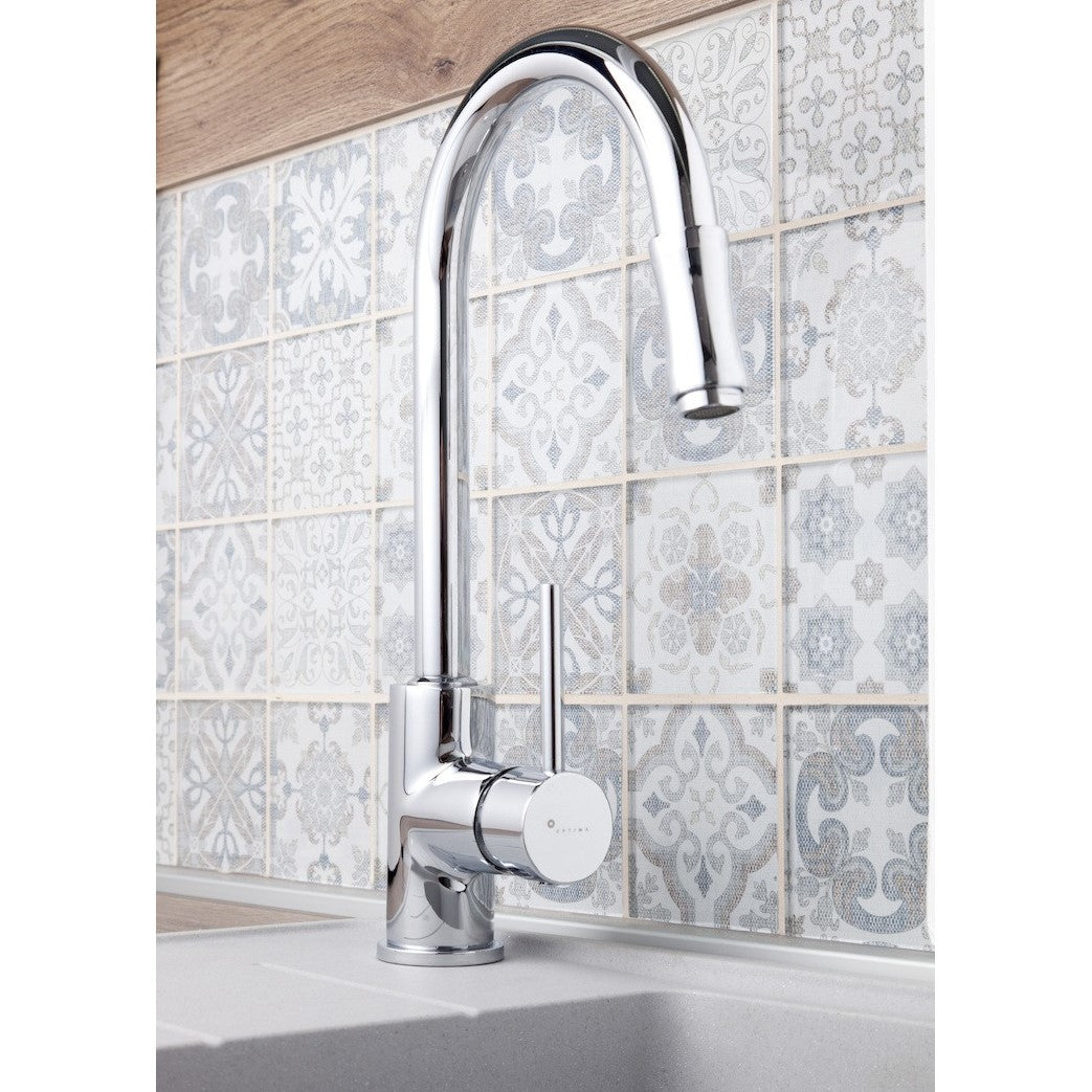 OPS293 Optima vrtljiva izvlečna kuhinjska armatura