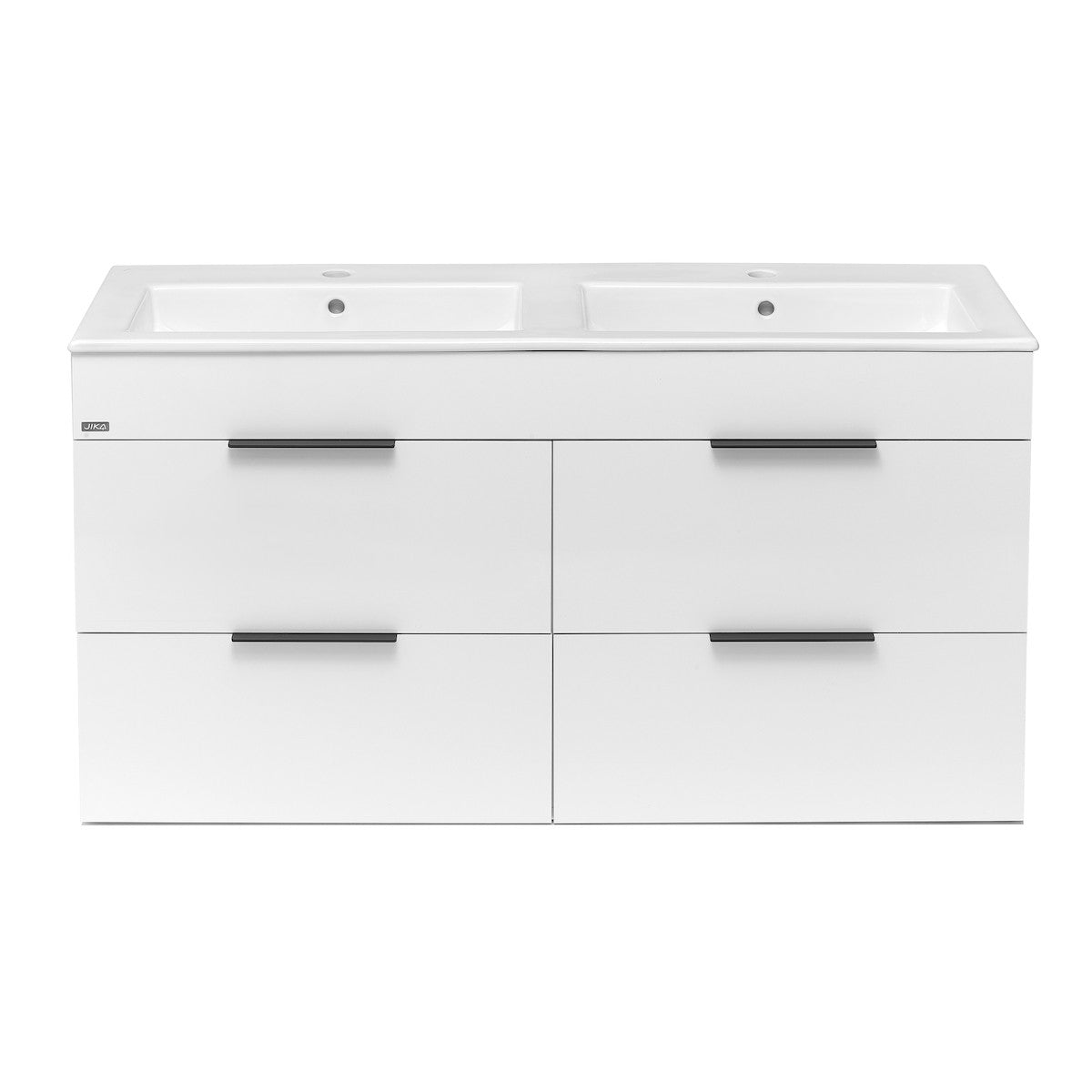 H4536621763001 Jika Cube 120 x 44 cm dvojni umivalnik z omarico