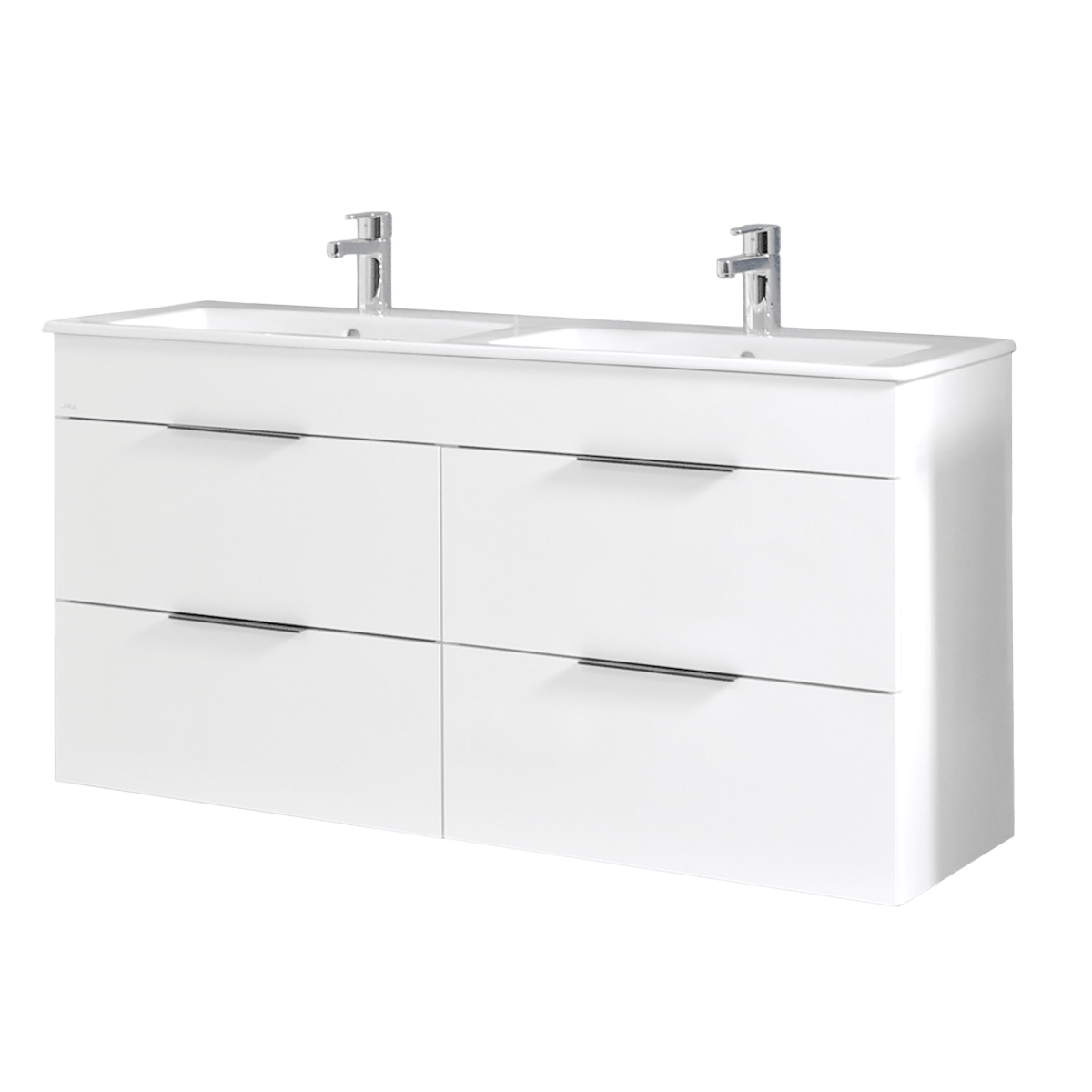 H4536621763001 Jika Cube 120 x 44 cm dvojni umivalnik z omarico