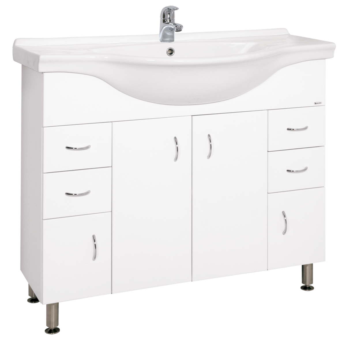 PRO100DV Naturel Keramia Pro 102 x 55 cm umivalnik z omarico