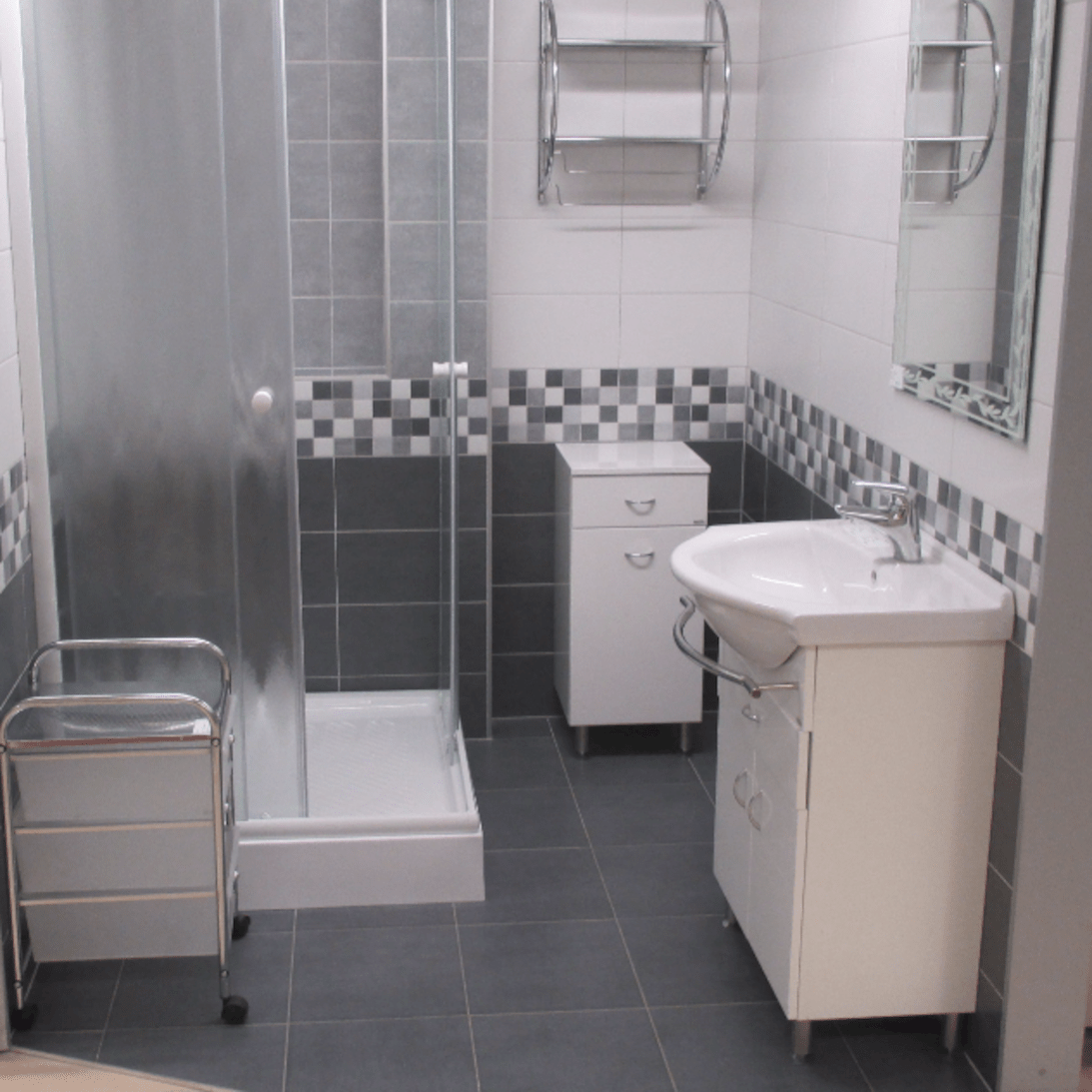 PRO60Z Naturel Keramia Pro 60 x 50 cm umivalnik z omarico