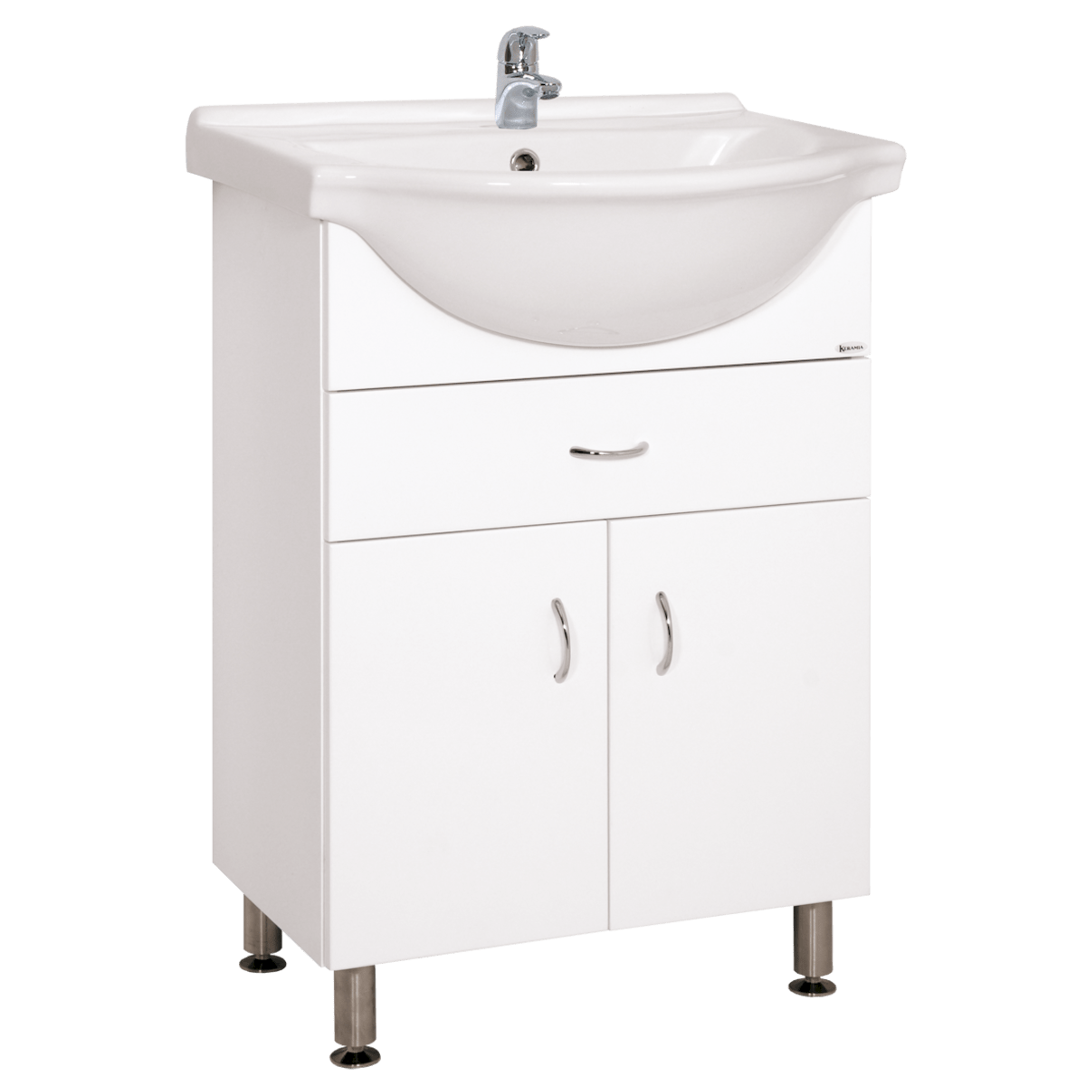 PRO60Z Naturel Keramia Pro 60 x 50 cm umivalnik z omarico