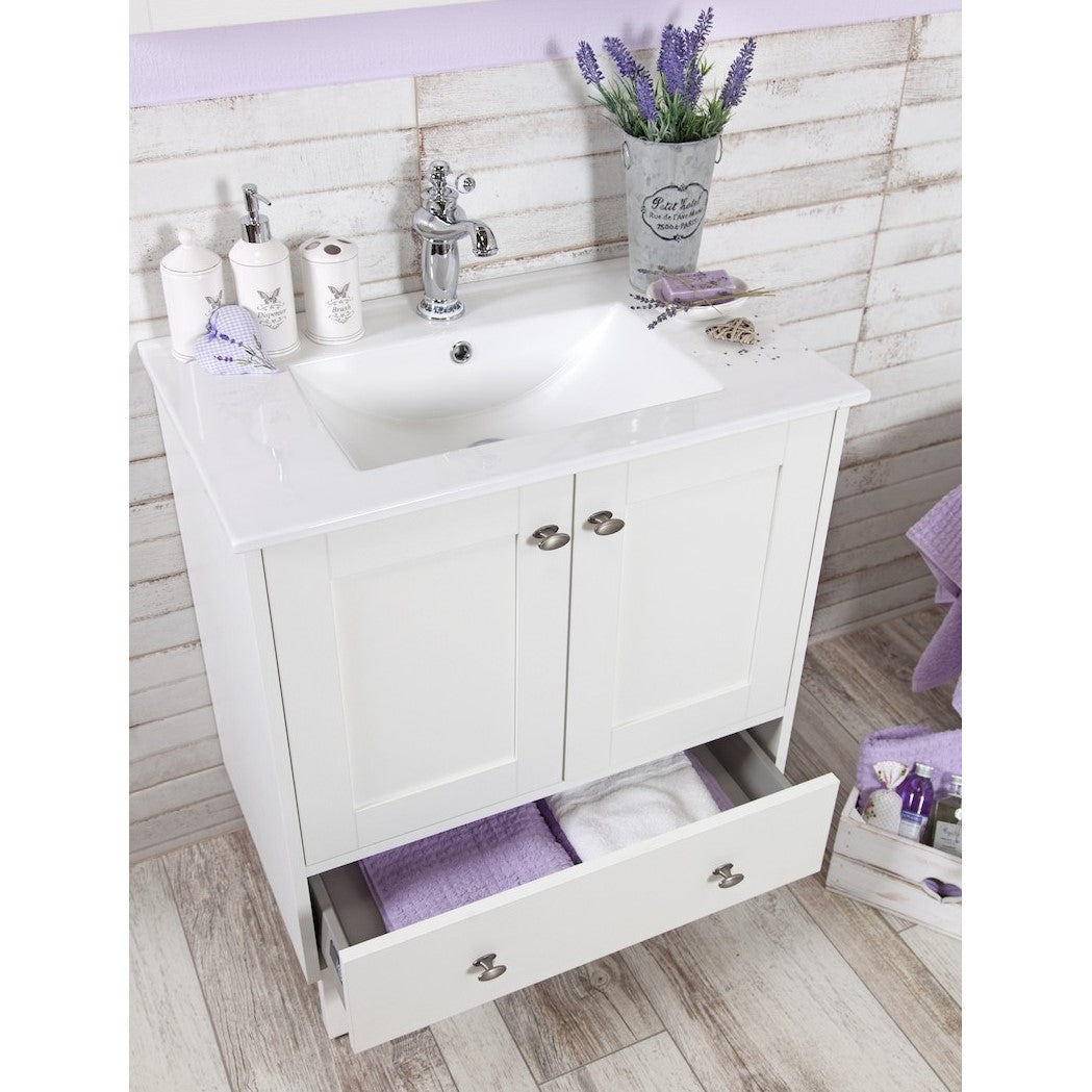 PROVENCE75BT Naturel Provence 75 x 46 cm umivalnik z omarico retro izgleda