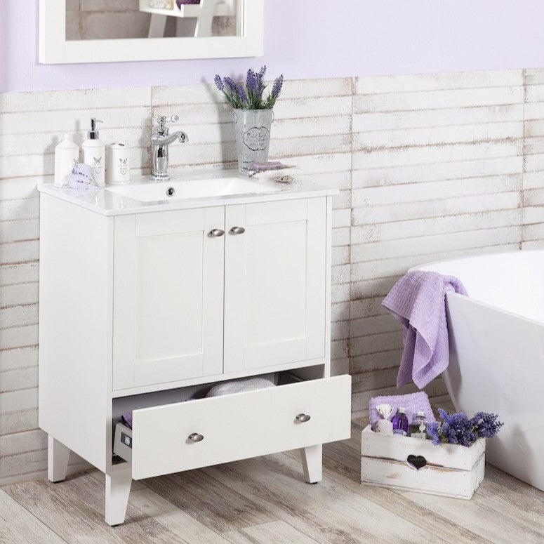 PROVENCE60BT Naturel Provence 60 x 46 cm umivalnik z omarico retro izgleda