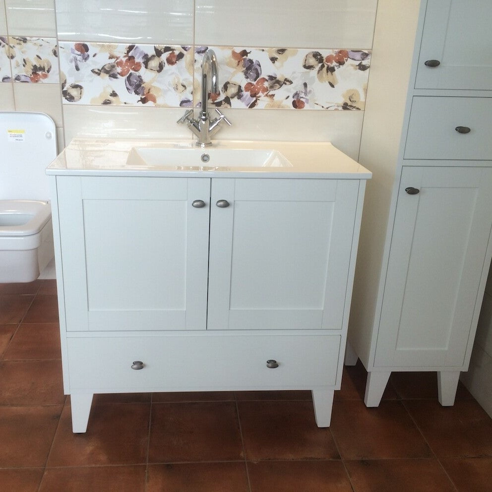 PROVENCE90BT Naturel Provence 90 x 46 cm umivalnik z omarico retro izgleda