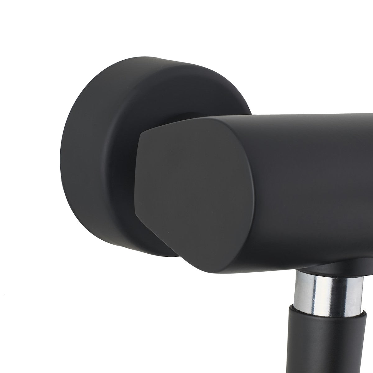 RIN023NO Paffoni Vallone stenska armatura za kad z ročno prho črna