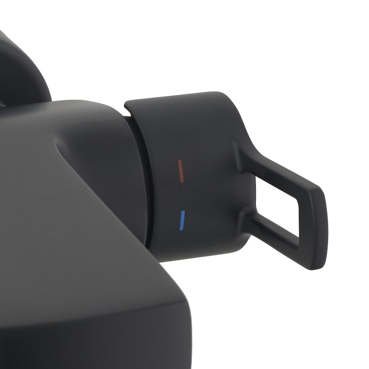 RIN023NO Paffoni Vallone stenska armatura za kad z ročno prho črna