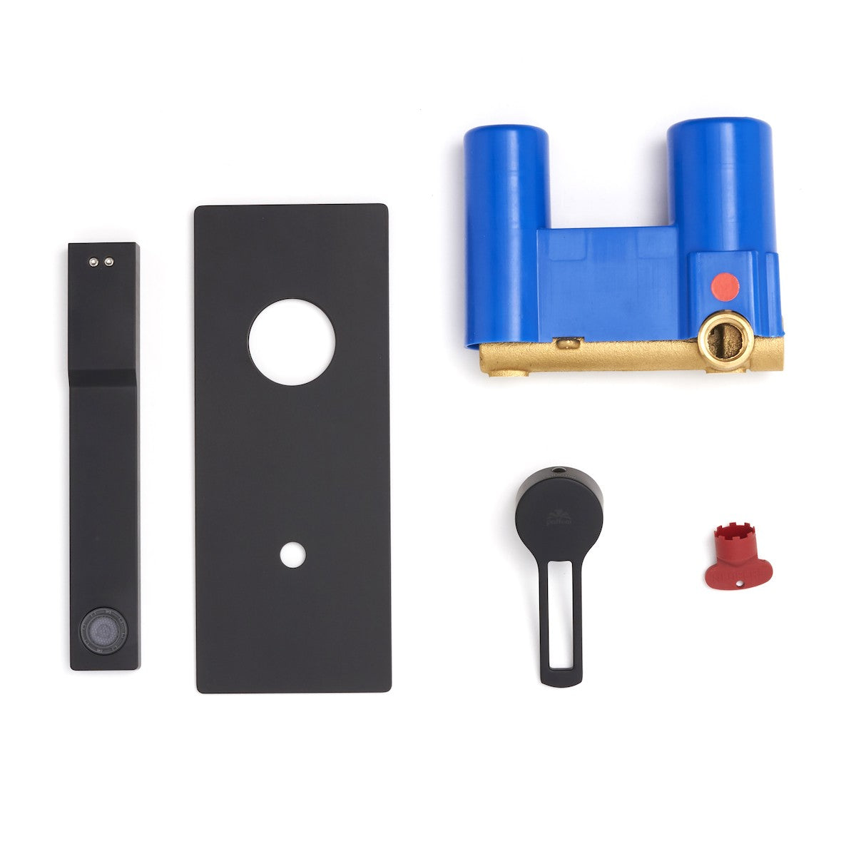 RIN105NO Paffoni Vallone podometna armatura za umivalnik črna