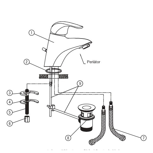 X070010 Ravak Rosa armatura za umivalnik