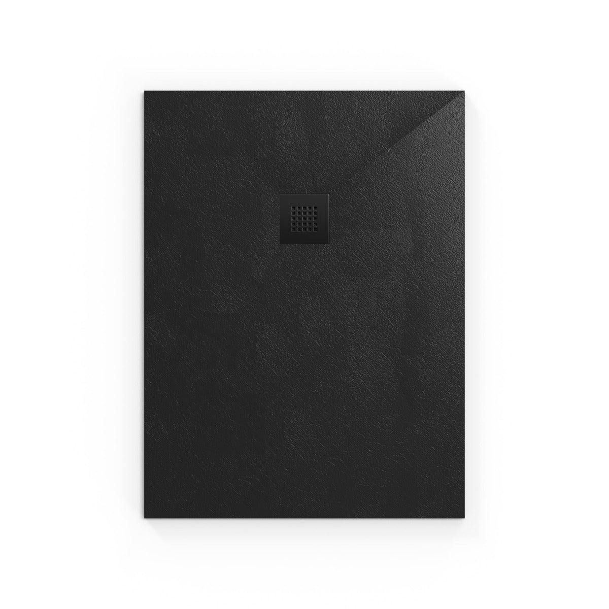 SATALEK12090 SAT B-WAY 120 x 90 cm pravokotna tuš kad iz litega marmorja črna