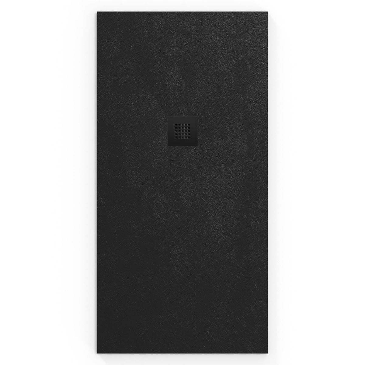 SATALEK16080 SAT Alek 160 x 80 cm pravokotna tuš kad iz litega marmorja črna