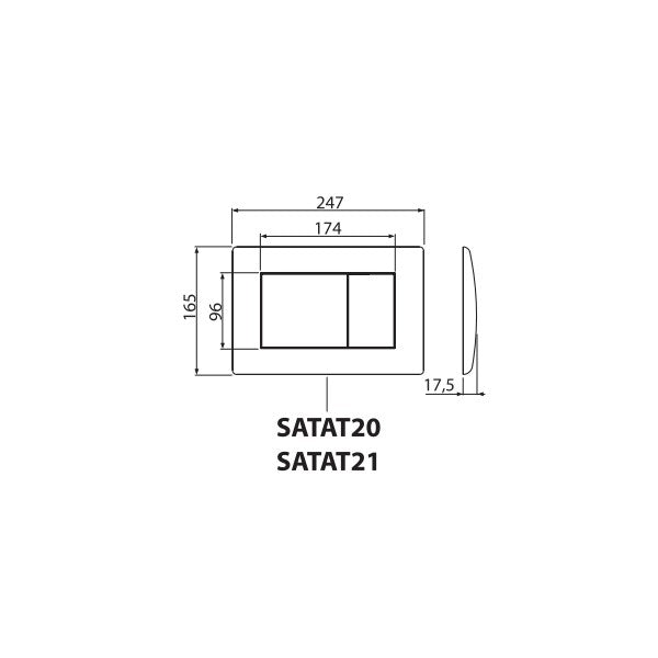 SATAT20 SAT aktivirna tipka