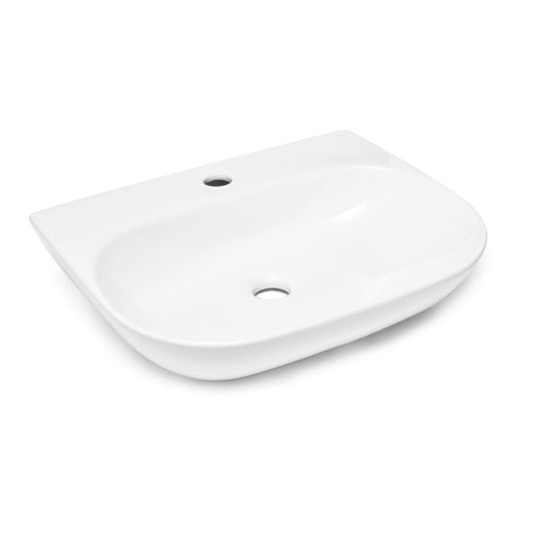 SATBRE5038R SAT Brevis 50 x 38,5 cm stenski keramični umivalnik z odprtino za armaturo