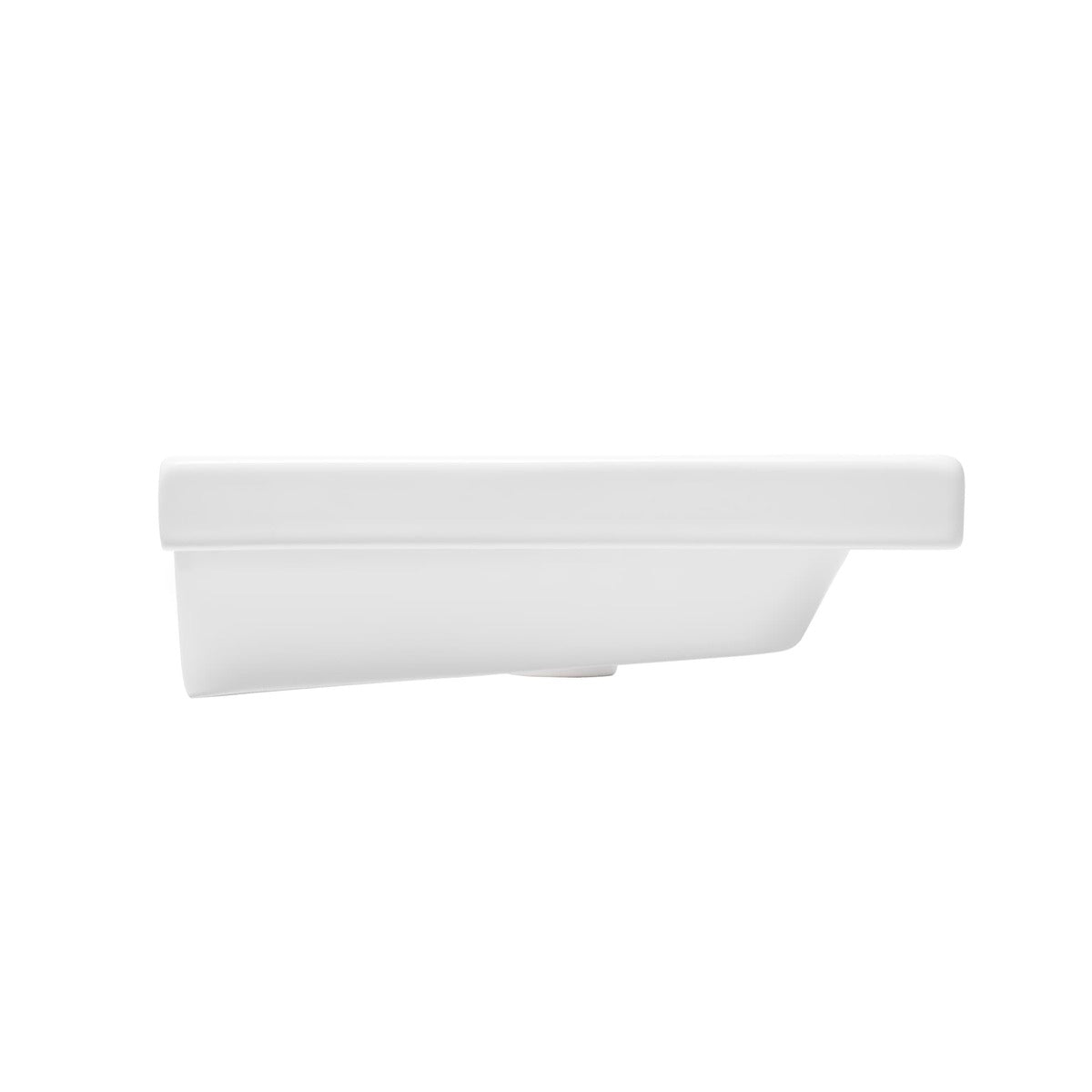 SATBRE6045S SAT Brevis 60 x 45 cm pravokotni stenski keramični umivalnik z odprtino za armaturo