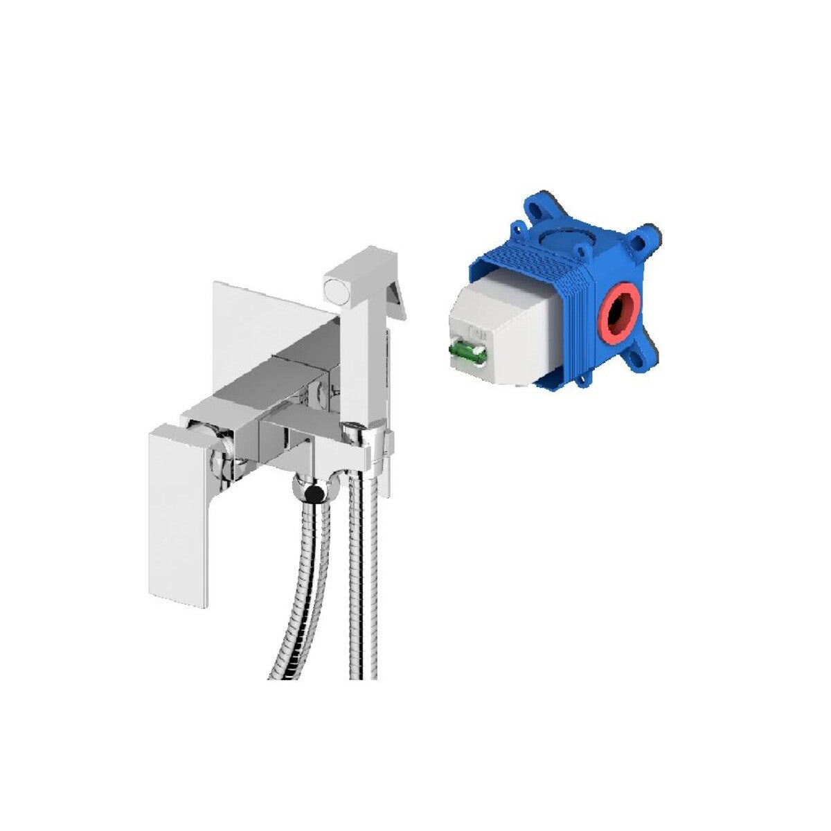 SATBSPBHT SAT podometna armatura za bide s tušem