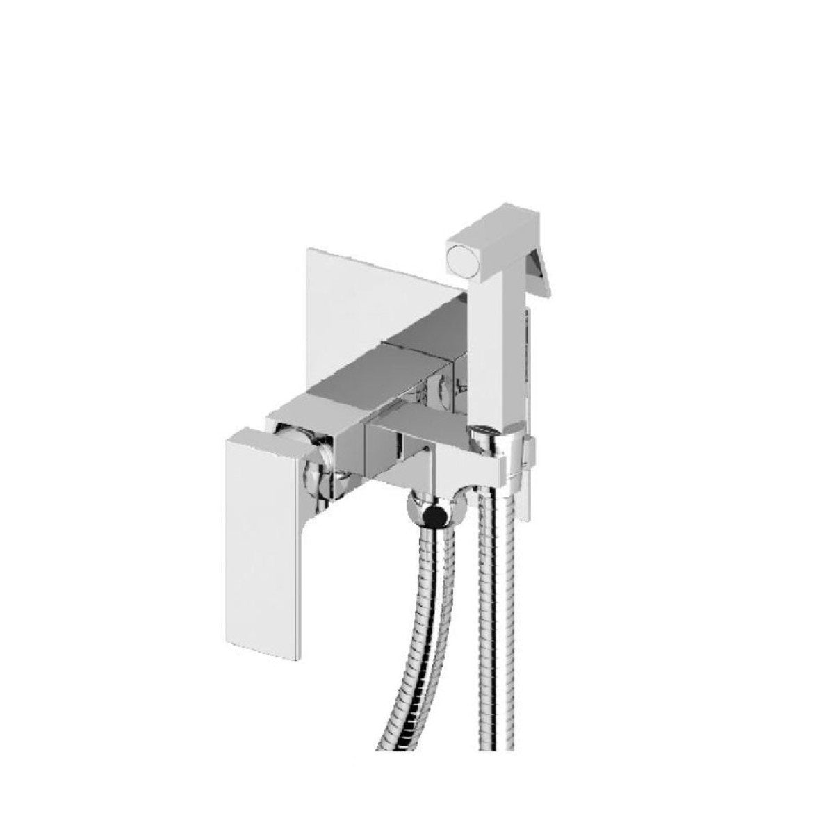 SATBSPBHT SAT podometna armatura za bide s tušem