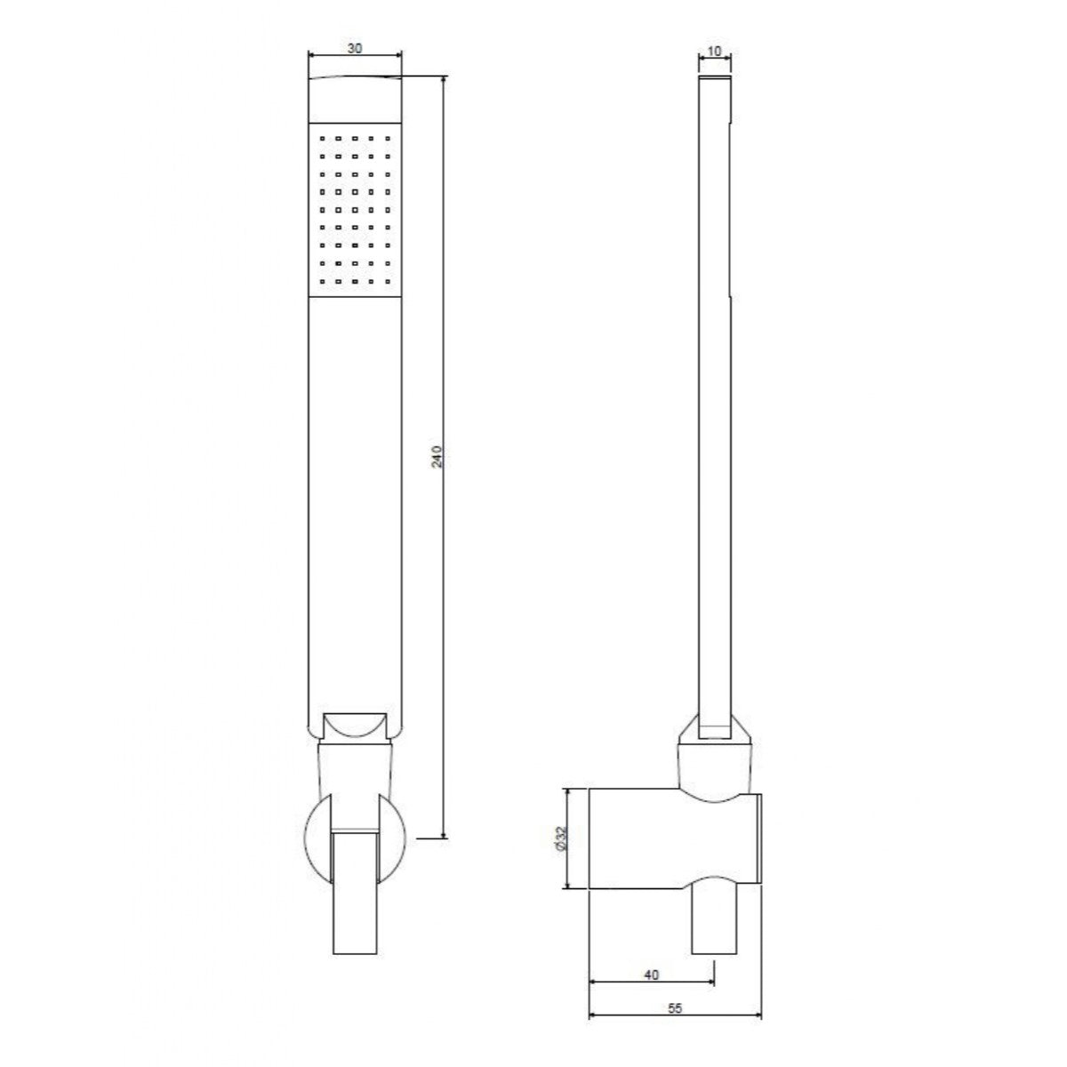 SATBSVSBW SAT B-WAY tuš set brez armature