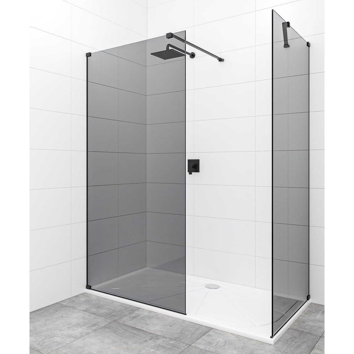 SATBWI11090KSPAC SAT Walk-in 110 x 90 pravokotna tuš kabina