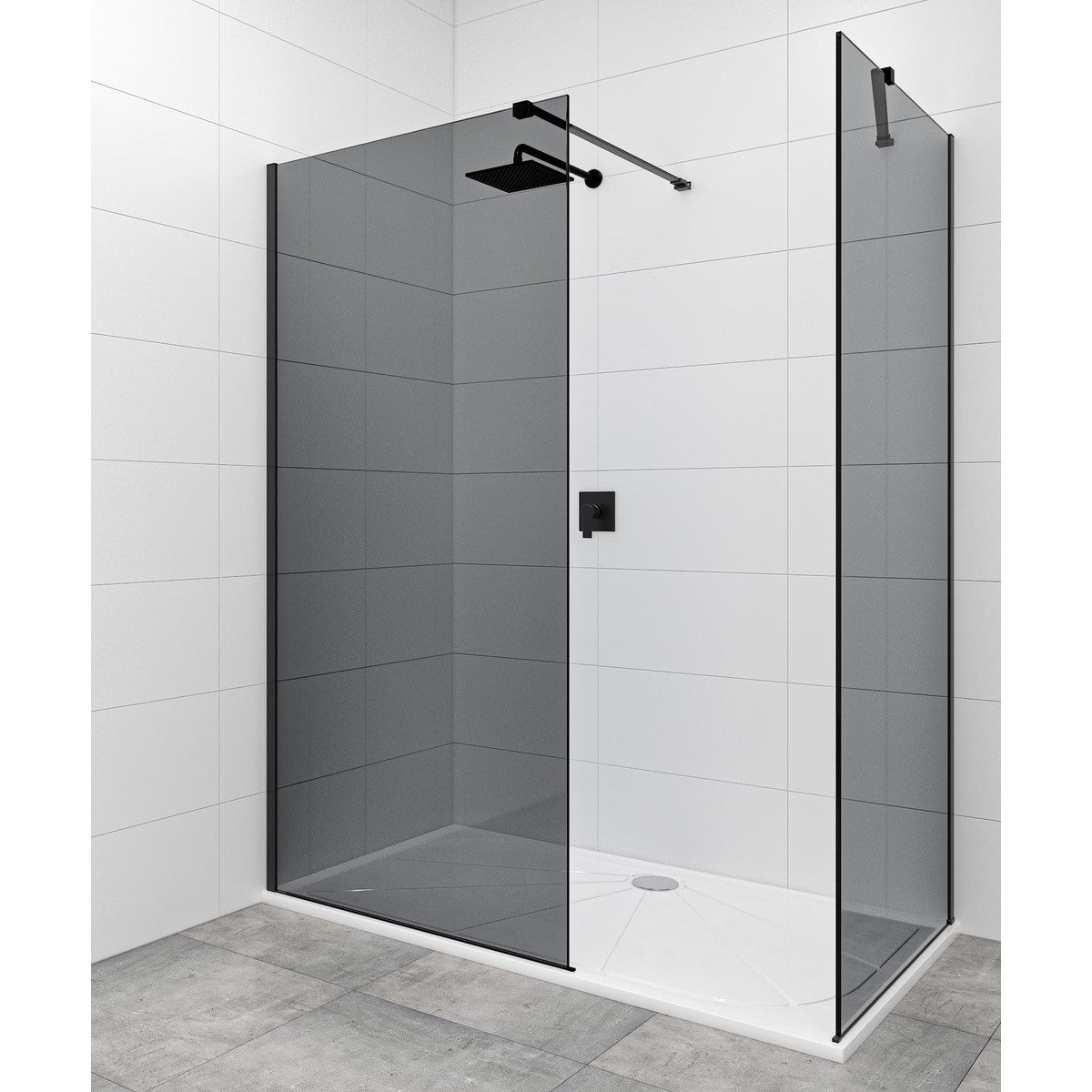 SATBWI11090KSPRC SAT Walk-in 110 x 90 pravokotna tuš kabina