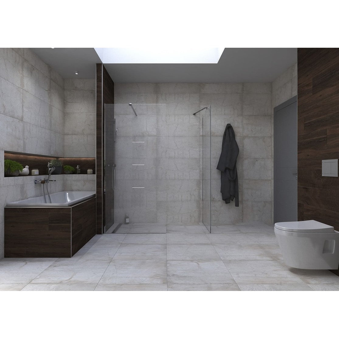 SATBWI10090MRPR SAT Walk-in 100 x 90 pravokotna tuš kabina