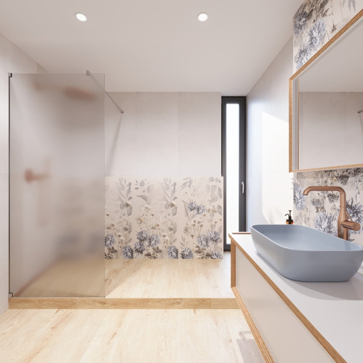 SATBWI120MSPR SAT Walk-in 120 cm tuš stena