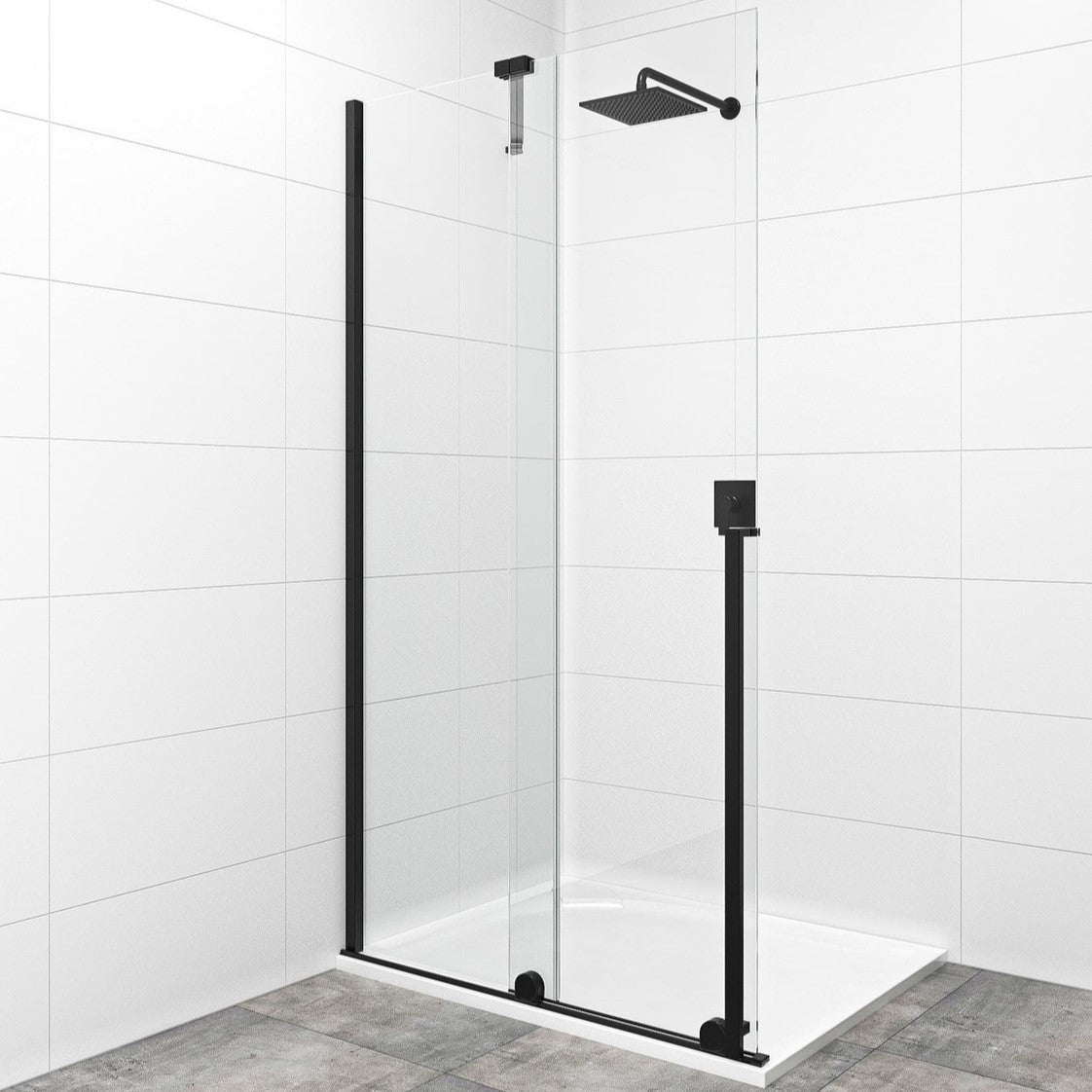 SATBWIXM110C SAT Walk-In Xmotion 110 cm drsna tuš stena